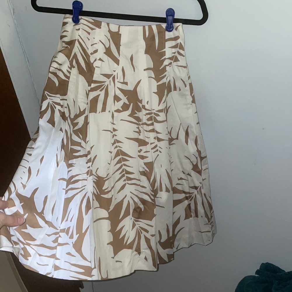Talbots floral skirt